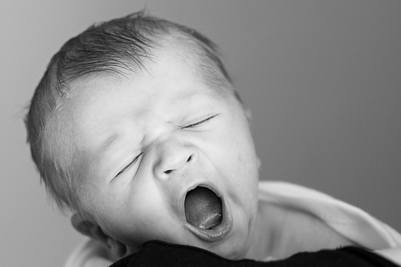 newborn, yawning, early days, first year, parenting, new motherhood, black and white, newborn, newborn, newborn, newborn, newborn, yawning, yawning, yawning
